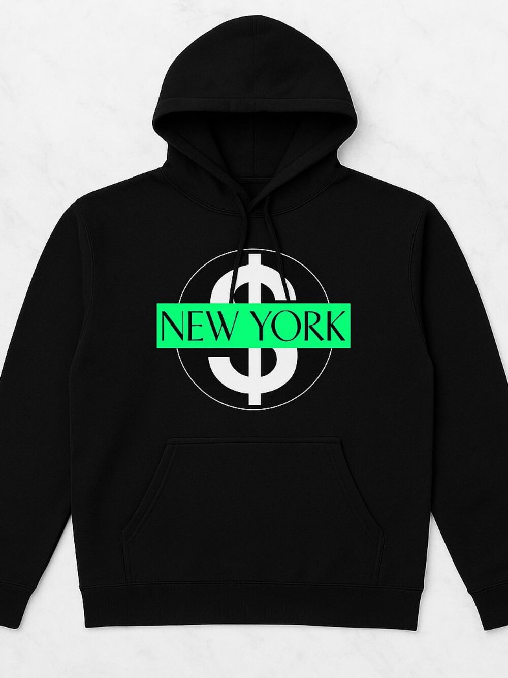 Kings Of NY New York Mint Dollar Logo Pullover Hoodie Black